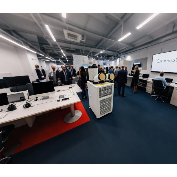 4 Wheels Removable Air Conditioner 215.6 Lbs Removable Aircon High Efficiency