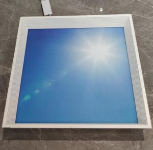  Skylight blue sky clouds recessed 600x600mm decorative led ceiling panel light,decorative plate led panel Manufactures