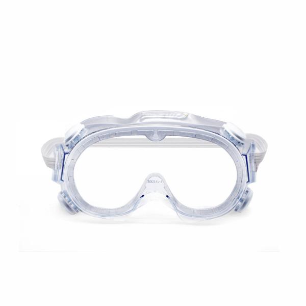 Impact Resistant Custom Medical Goggles Four Valves Polycarbonate Material
