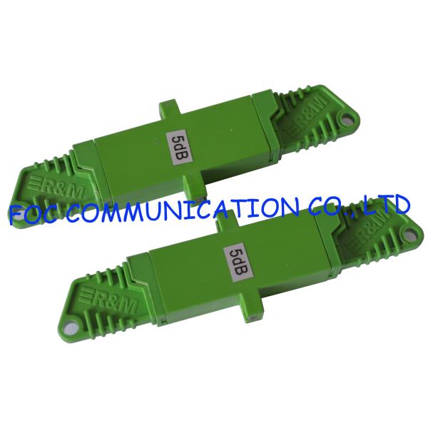 E2000 / APC Female to Female Fiber Optic Attenuator Reducing Optical Signal Power