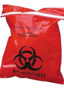  Large Autoclavable Biohazard Waste Bags Recyclable 15 - 100 Micron Thickness Manufactures