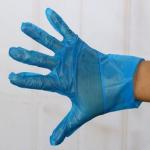 Low price and high quality Disposable TPE Gloves 2.0g size clear or blue color