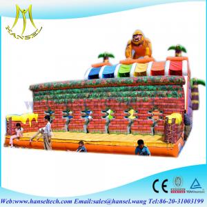 Hansel Combinated Indoor Inflatable ball pitching machine for amusement park