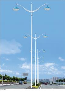  Cast iron outdoor decorative lamp post with pole arm Manufactures