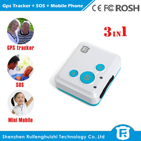 Very small size location tracking children senior gps mobile phone/emergency watch phone