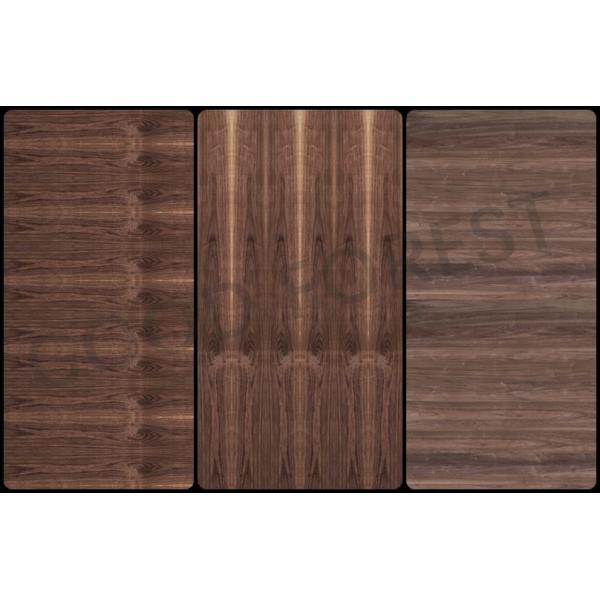 Grain Crotch Natural Wood Veneer Sheets Quarter Cut American Walnut