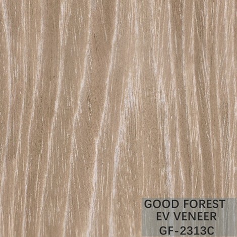 Silver Recomposed Veneer Apricot Grain Crown Cut Wood For Fancy Plywood