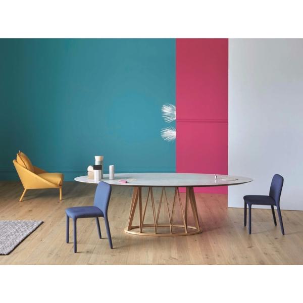 ACCO Modern Wood Coffee Table With Canaletto Walnut Materials 200 X 120 X 75 H