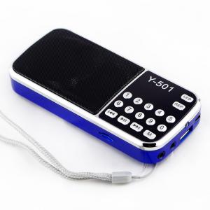  Durable LED Light Portable Radio Player With 3.7V 600mAh Battery Manufactures