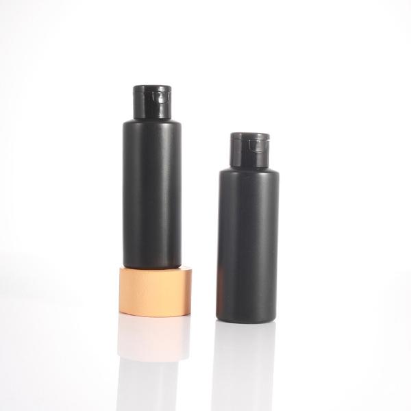 120ml Black Plastic Clamshell Bottle For Hairdressing Potion Sample