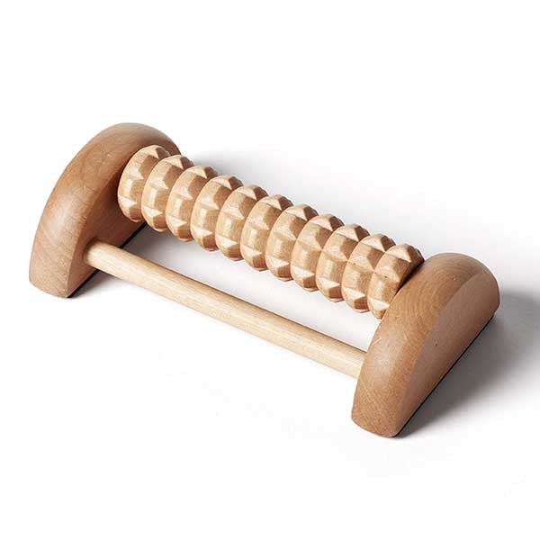 Pain Circulation Wooden Fitness Equipment Foot Massage Roller Acupressure