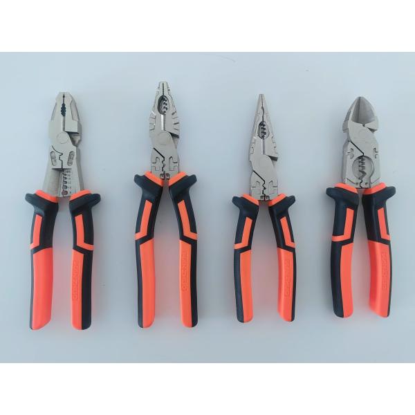 8" HIGH LEVERAGE MULTI-FUNCTION COMBINATION PLIERS HAND TOOLS HRC 62 WITH