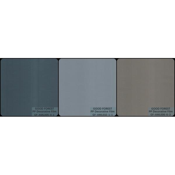 Yachts PP Decorative Film Frosted Grain Metal Series Customized