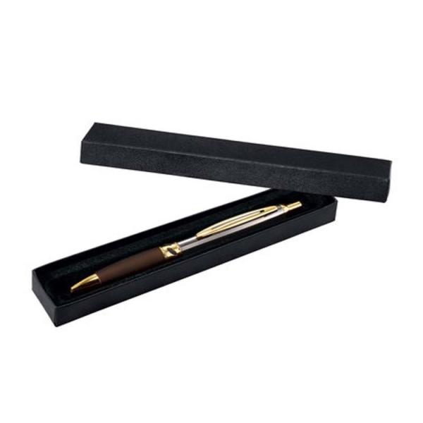 custom black special texture paper pen box  luxury gift pen box high end pen packaging box