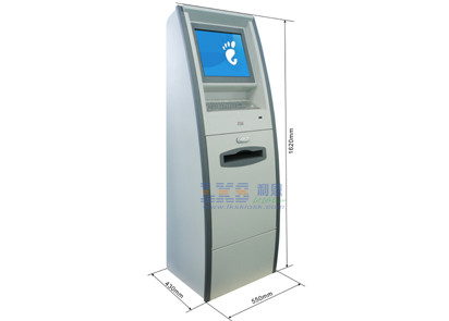 Custom PC System Half Outdoor Kiosk , Photo Printing Totem Kiosk With HDD 500G
