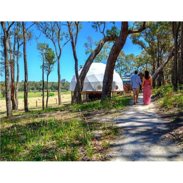 World Class Eco Camping Dome Tents , 8 M Wind Resistance Resort Dome Tents