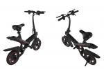 Compact Electric Assist Bicycle , Small Folding Electric Bike 120kgs Max Load