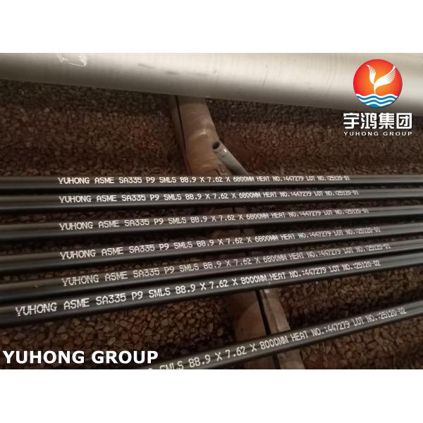 ASTM A335 P9 Alloy Steel Seamless Boiler Tube For Power Plant Oil Refinery Petrochemical