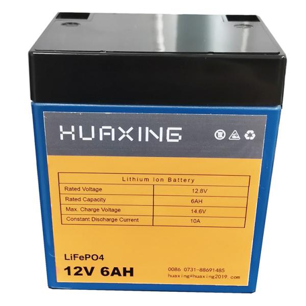 CC CV 12v 6Ah Rechargeable Lifepo4 Battery MSDS RV Deep Cycle Battery Pack