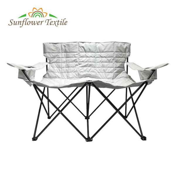 110x57x87cm Folding Camping Chair 600D Polyester Camping Outdoor Double Chair
