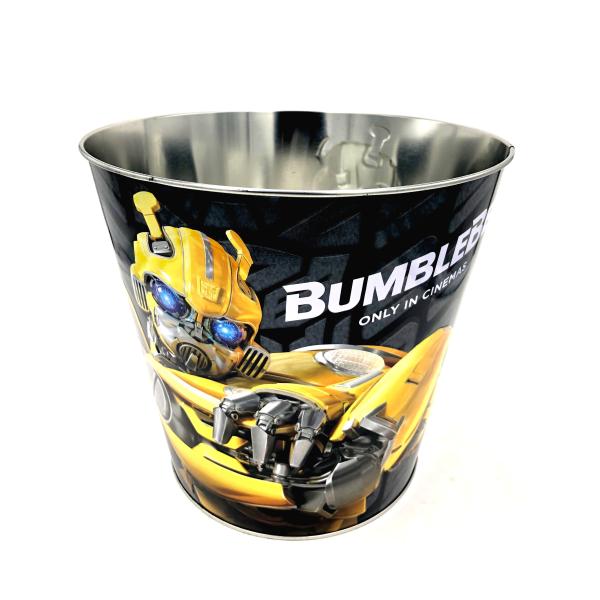 DADI Custom 6.8L Valentine Popcorn Tins Conical Metal Popcorn Bucket For Movie