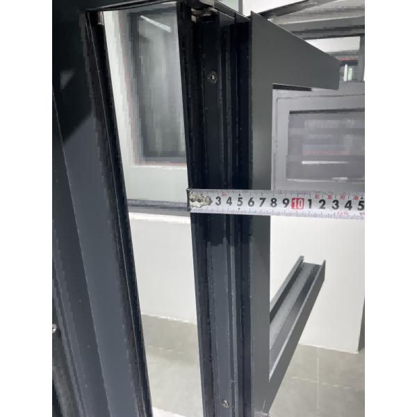 Easy Clean Aluminum Casement Windows Soundproof 90/180 Open Degree