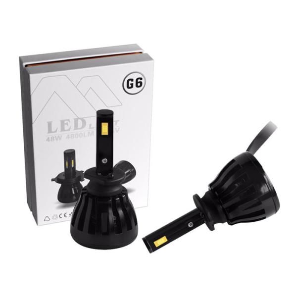 Auto G6 H1 Replacing Headlight Bulbs With Led 6000K High Power Led Car Light 48 Watt