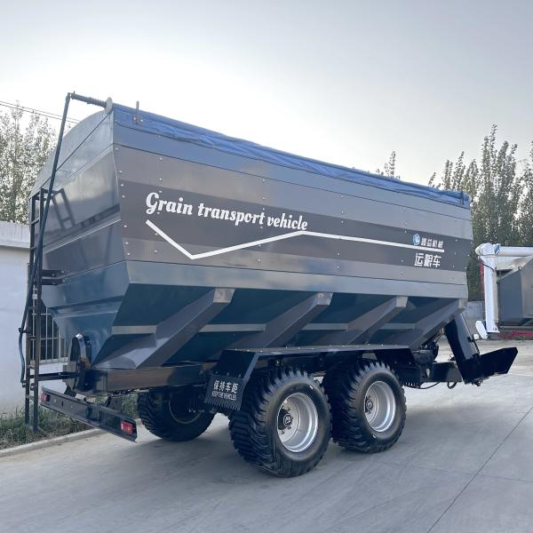 Agricultural Grain Transport Truck Dual Axis 28 Cubic Meters Vehicle