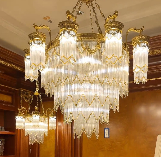 High Grade Crystal Large Foyer Pendant Chandeliers For Every Grand Celebration