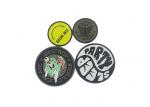 Personalized Iron On Large Custom Embroidered Patches Round Shape Multi Color