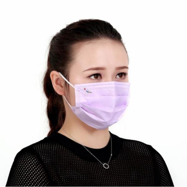 Easy Breathing Anti Pollution Face Mask / Disposable Non Toxic Dust Filter Mask