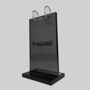  Clip Sign Holder With Pvc Pocket Bags Restaurant Tabletop Display Sign Holder Stand Manufactures