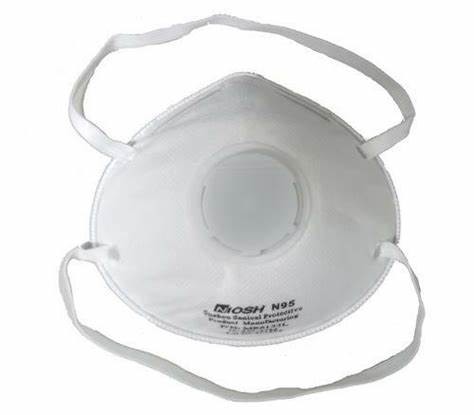 Hypoallergenic N95 Respirator Mask Disposable Help Limit Germs Spread