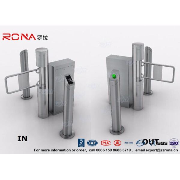 Semi - Automatic Swing Barrier Gate Card Readers for Door Entry Pass System