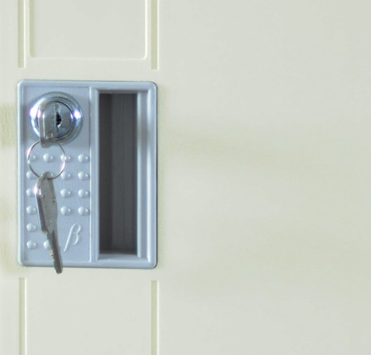 Safety Plastic Gym Lockers Blue Door Locker Room Lockers With Cam Lock