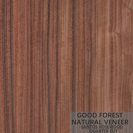 Hotel Rosewood Natural Wood Veneer Of Crown Cut Quarter Straight
