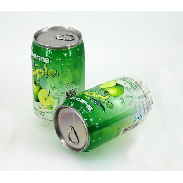 Small Plastic / Aluminium beverage Cans 500ml , Shrink label