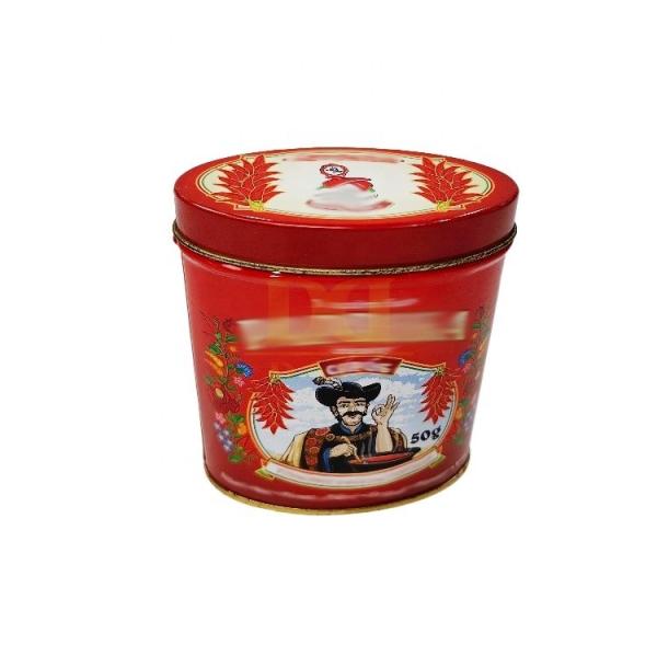 DADI Customized Printed Candy Tin Box Oval Tin Can For Chocolates Environmentall