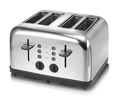 Small Kitchen Appliances 4 Piece Toaster Bread Machine Defrost Function