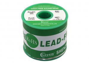 Green Lead Free Soldering Wire Material 0.3mm - 3.0mm Diameter Rosin Core Manufactures