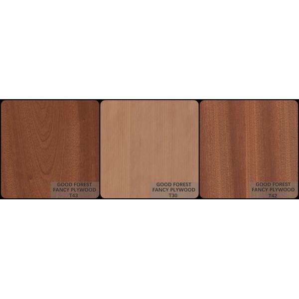 Makore Fancy Plywood Board Veneer Sapele Mahogany Plywood Customized