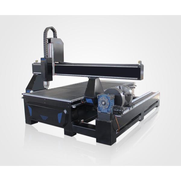 cnc router four spindles rotary devices flat round materials carving rotary cnc router