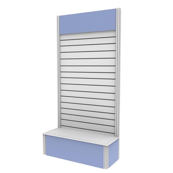 Portable slatwall for Aluminum modular exhibition stand and display