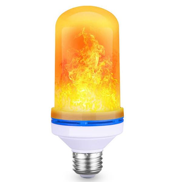 PC 4 Modes 265VAC Garden Led Flame Light Bulbs 1500K Flame Effect Light Bulb