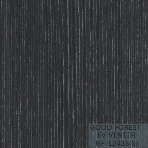 EV Reconstituted Ebony Veneer Silver Glitter Wood Grain Veneer Sheets FSC