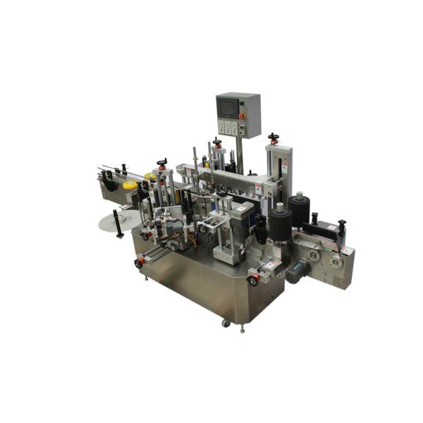 Separating Wheel Label Packaging Machine 152.4mm Conveyor , 12m/Min Two Side Labeling Machine