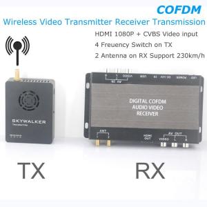 China COFDM Wireless Video Transmitter Receiver Transmission HDMI HD 1080P composite CVBS in H.264 COFDM-904T on sale