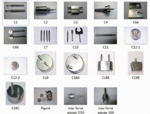 CEE7 Plug Socket Tester Plug And Socket Gauge Calibration Certificate Manufactures