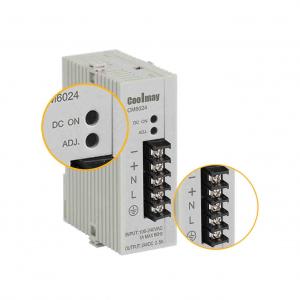  PWM Pulse PLC 24V Din Rail Power Supply 2.5A Overload Protection Manufactures