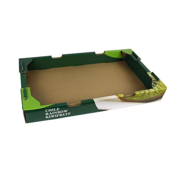 Eco Fruit And Vegetable Packaging Boxes CMYK/Pantone Color Printing